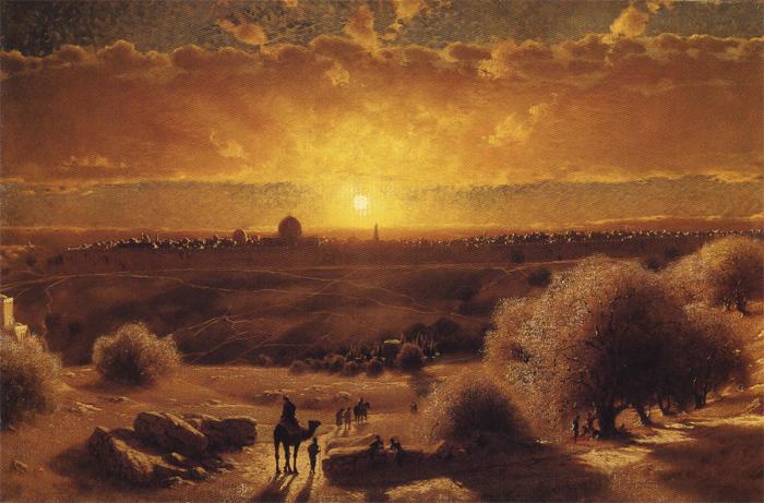 James Fairman View of Jerusalem oil painting image